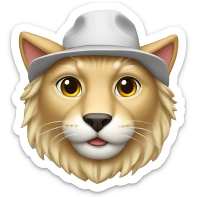 Blond Arizona wildcat instants hat sticker