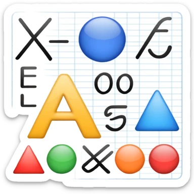 a bunch of mathematical equations sticker