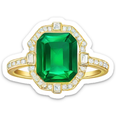 emerald ring sticker