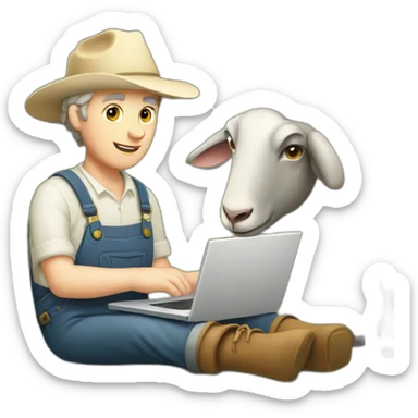 pale-farmer-with-sheep-on-laptop sticker