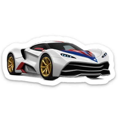  Wonder woman’s feminine offroad capable long-travel suspension 4x4 hypercar  sticker