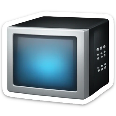 microwave with tophat sticker
