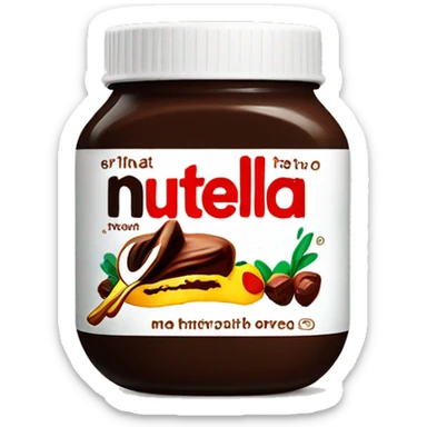 nutella sticker