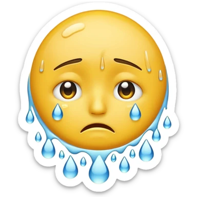 Make the Crying Emoji sticker