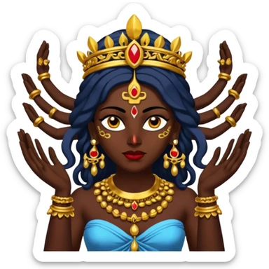 godess kali sticker