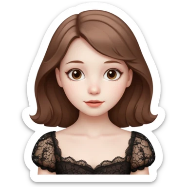 coquette girl sticker