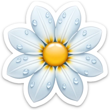 Snowflower sticker