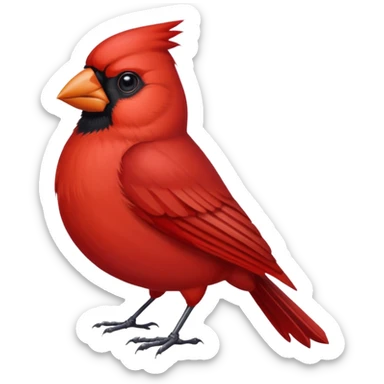 cardinal bird sticker