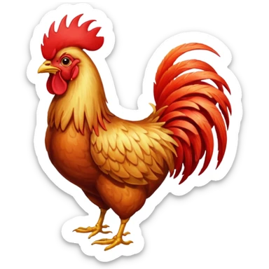 Cock sticker