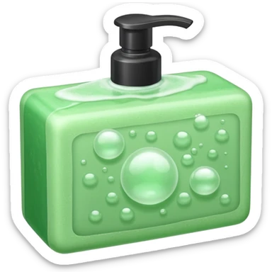 Soap and shampoo sticker