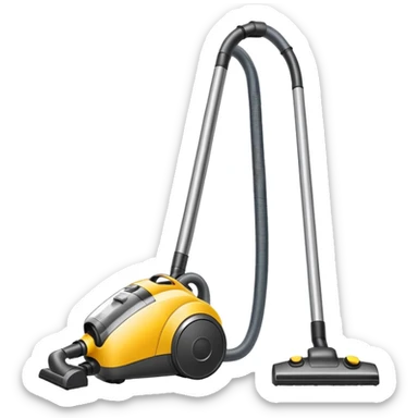 Vacuum cleaner sticker