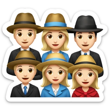 événement convivial décontracté (sans verre de champagne) sticker