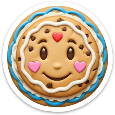 cookie from alice in wonderland sticker