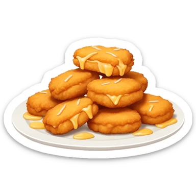 Chicken nuggets with cheese  sticker