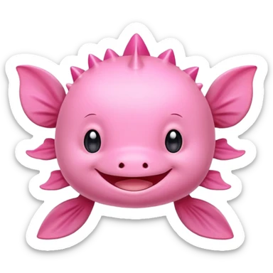 Axolotl emoji sticker