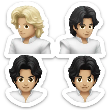 White 2000’s Michael Jackson sticker