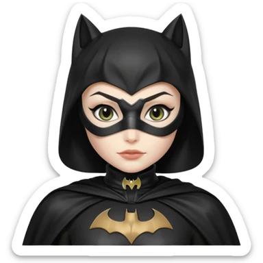 Catwoman and Batman sticker