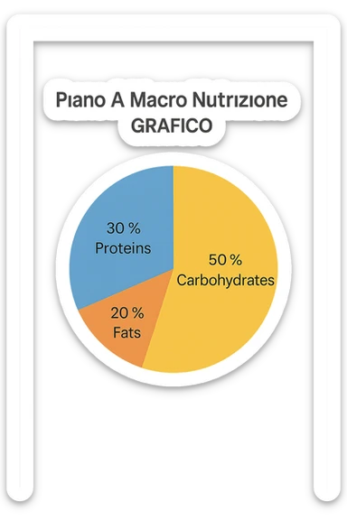 Piano A Macro nutrizionale GRAFICO sticker