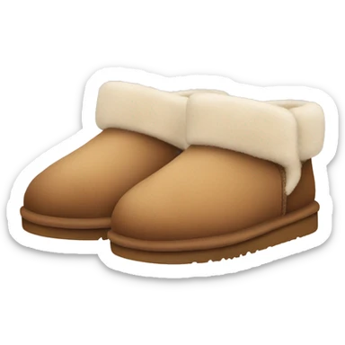 Cute Ugg slippers sticker