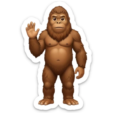 Bigfoot sticker