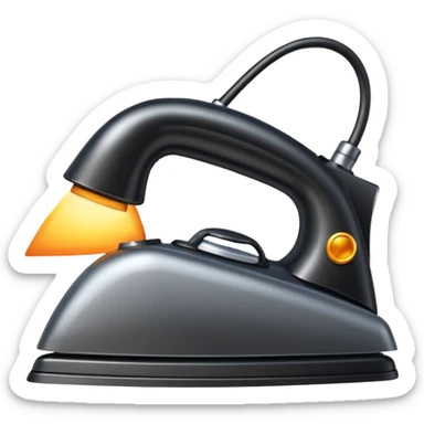 ferro de passar roupa sticker