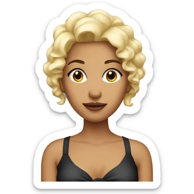 Coquette girl sticker