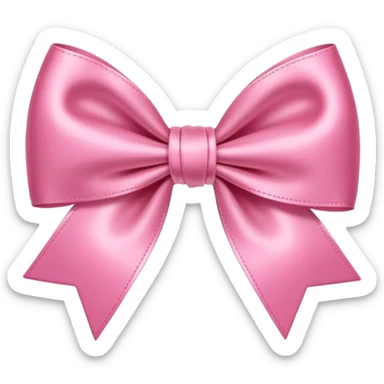 cute pink bow  sticker
