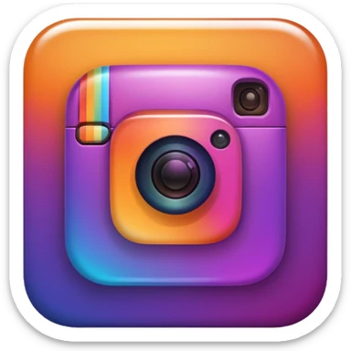 instagram logo icon sticker