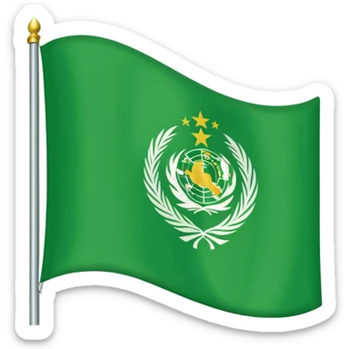 Just do a simple flag I want to put in my bio. Have u seen the panjshir flag do that it’s not in the emojis but make it exactly like the picture don’t add anything else. something on the middle search it up and make it in a shape of flag like the emojis no it’s goes like green on  sticker