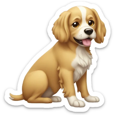 Chien qui nage sticker