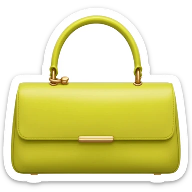 yellow green saddle dior bag sticker
