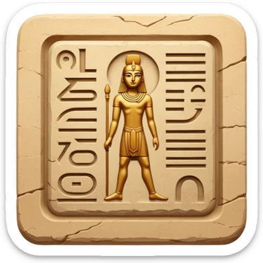 hieroglyph sticker