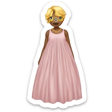 Oversized dress boys sticker