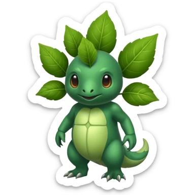 Skogen-Fakémon-hybrid-creature (full body)  sticker