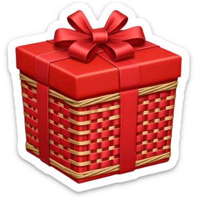 Return gift net hamper sticker