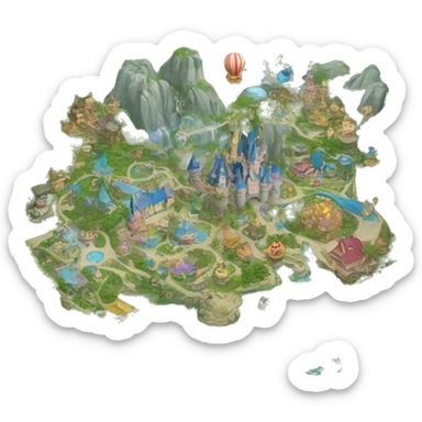 Disney land sticker