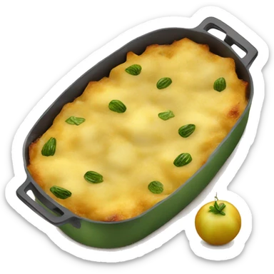 Gratin pommes de terres et courgettes sticker