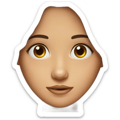 fIlle brune avec les yeux bleus et des tâches de rousseur  garçon brun avec des cheveux mi long et les yeux marron  sticker