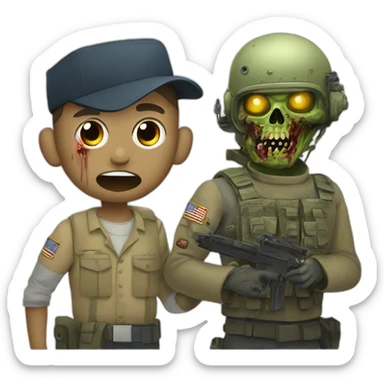 Tank Dempsey with a zombie sticker
