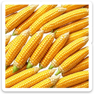 forty four pieces of corn sticker