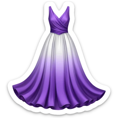 doce branco e roxo sticker