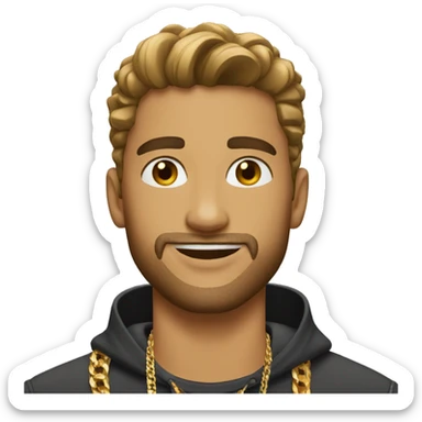 "cool guy selfie with jewelry" sticker