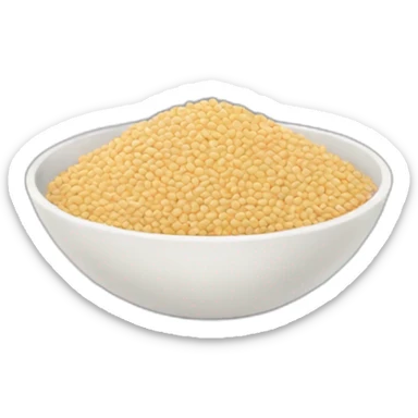 sesame seeds in a bowl sticker