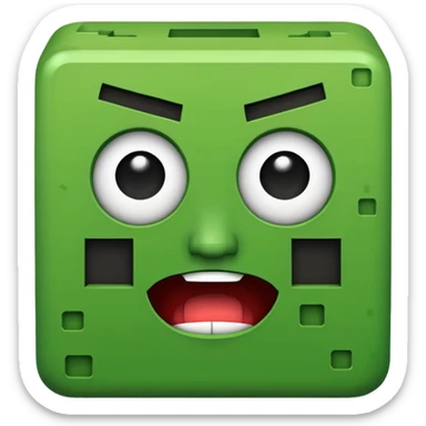 Creeper original face sticker