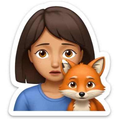 Make Dora and Swiper the fox crying sticker