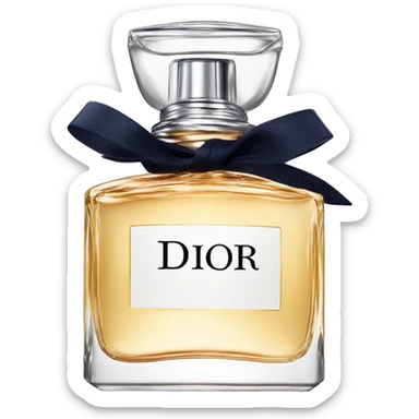 Dior parfum sticker