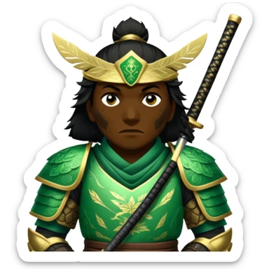Emerald Samurai sticker