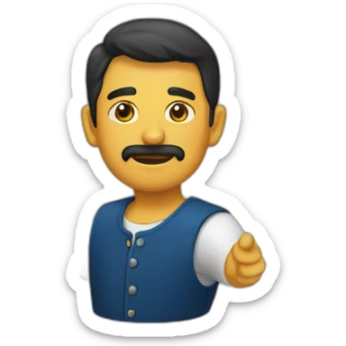 Camaranes empanizados sticker