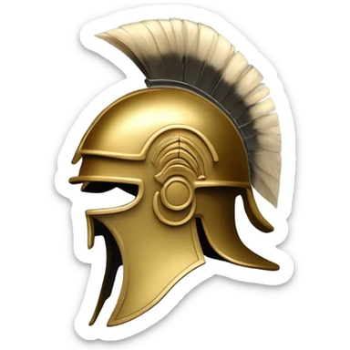 alexander the great helmet sticker