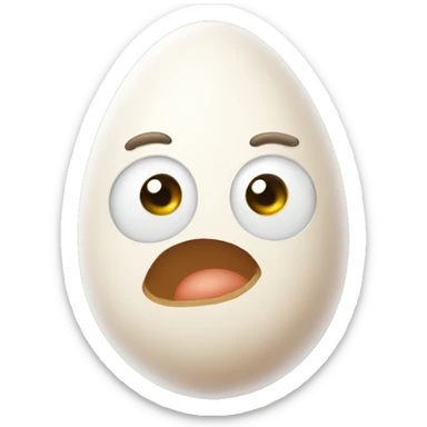 Funny eggs sticker